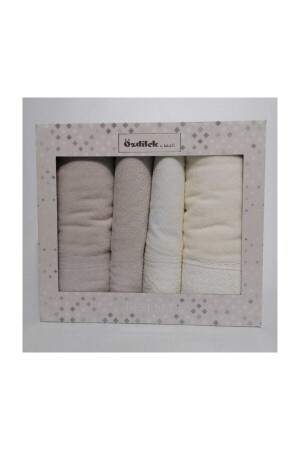 MNZ-Cream Beige Orkide أفضل مجموعة تركية حمام مجموعة ork3 - Özdilek