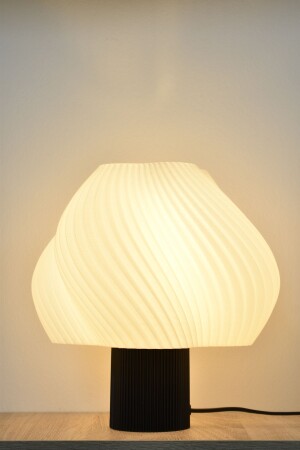 MNZ-Creamaura ظلّ مصباح أسود حديث - Deep Teknoloji