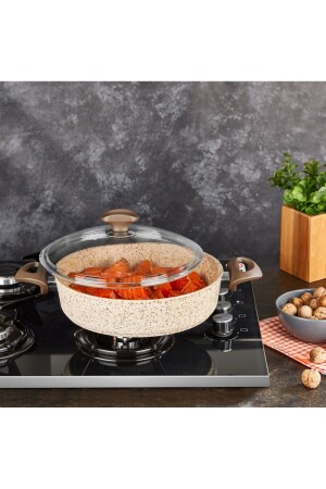 MNZ-creamy granite 28 سم إرباحة ملئة CRE3009 - Falez