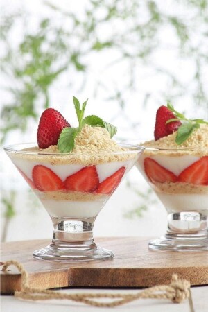 MNZ-Crema 6-piece Ice Cream-dessert Service CRE367 - Lav