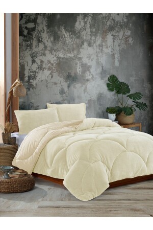 MNZ-Creme Single Welsoft Quilt. LVNS-N-07 - NANOSOFT