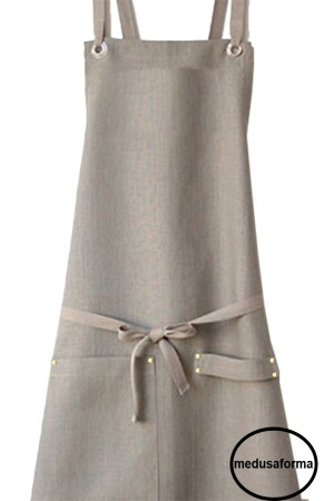 MNZ-Cross Strap Kitchen Apron كبير الطباخات الكافي كبير الطباخات الطباخات صانع شعر الوشم باريستا Apron 275003560 - medusaforma