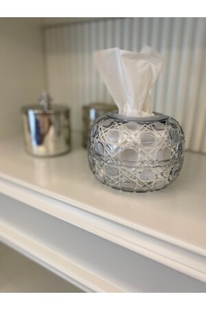 MNZ-Crystal Cut Glass Servetin Holder - المدخن - مدخن المقبض على المقبضات - dekorasyon garajı