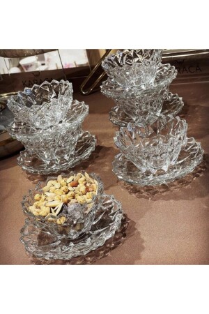 MNZ-Crystal Plate Snack Bowl Drc855850300105 - DURU CEYİZ