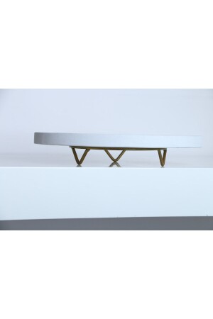 MNZ-Crystal Quartz Marble تقديم رف THN928 - Tuna Stone