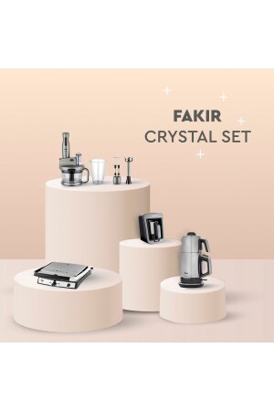 MNZ-Crystal Set حجر الفضة 56SET000004 - Fakir