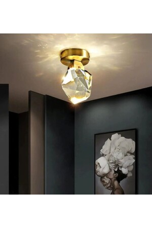 MNZ-Crystal Stone Ceiling Zero Daylight الماسية الشنادل برنزيه857 - burenze