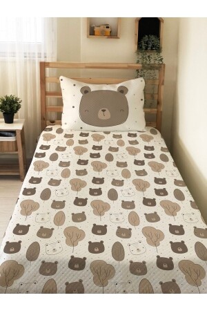 (MNZ-Cute Bears) أوراق (Baby and Kids) طباعة (Pike Set) 160x230 أبيض 23651 - Evmila