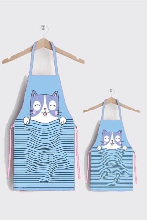 MNZ-Cute Cat Mother Child مادة مطبخة من الملفات المنعكسة للثآثين - AYSHOME