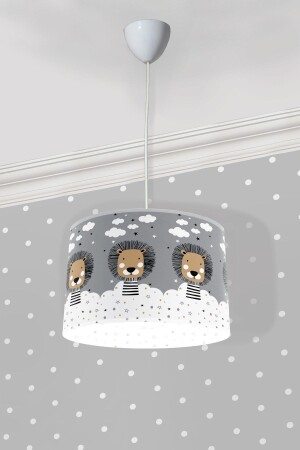 MNZ-Cute Cloudy Lion غرفة الأطفال مصباح ضوء - Genel Markalar