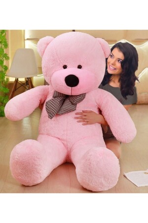 MNZ-Cute Large Plush Teddy Bear with Bow Tie، 130 سم - 100% مقامي Bow Tie130 HP16102003 - Özgüner Oyuncak