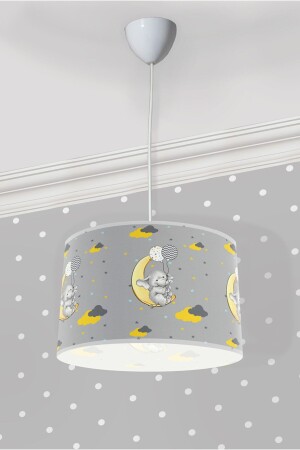 MNZ-Cute الفيل الحامل بالونات غرفة الأطفال مصباح معلق مصباح TYC00451932812 - Genel Markalar