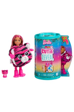 (MNZ-Cutie Reveal Dolls) (تسلسل الغابات الاستوائية (تشيلسي) - التايجر - Barbie