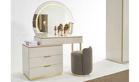 MNZ-Cyprus Led Mirrored Dresser - Cadde Yıldız
