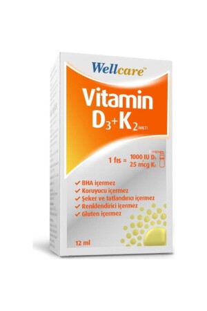 MNZ-D3k2 رش شفاهي 12 مل - Wellcare