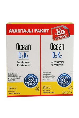 MNZ-D3k2 قطرات 20ml X 2 حزمة مفيدة - Ocean