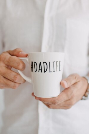 كوب الأب من البورتسلان من MNZ-Dadlife - 300 Cc MUG007-DL - Milky Way Design