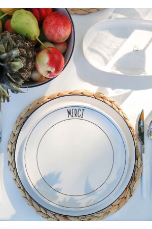 MNZ-Daily Tunes Serving Plate Set من 6 - 26 سم DLY003 - The Mia