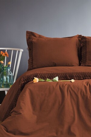 MNZ-Daisy غسيل 100% القطن البوبلين الطوبة مزدوجة غطاء غطاء مجموعة منظمة الحكومة -553422 - İssimo Home