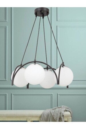 MNZ-Daley 4-piece White Globe Glass مصباح معلق حديثة TYCRT178AN169105260287567 - avimonaydınlatma