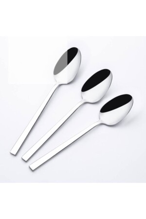 MNZ-Dalyan Plain 12 ملعقة حلوى 0854 - Nehir