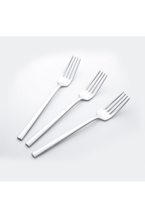 MNZ-Dalyan Sade 12 قطعة عشاء شوكة مجموعة Dalyan Sade 12 قطعة عشاء شوكة مجموعة - Nehir