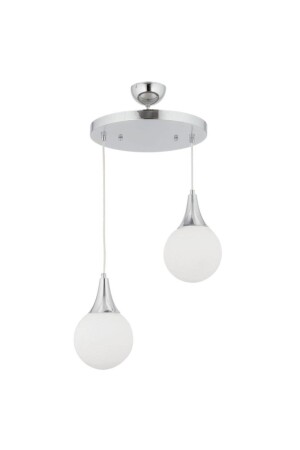 MNZ-Damla 2 قطعة دوري كروم الممر الحديث المطبخ غرفة المعيشة الشنابل 3062-02Y-CH - Apliqa