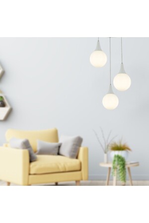 MNZ-Damla 3 قطعة مستديرة مصباح اللؤسسة الحديثة المطبخ غرفة المعيشة غرفة المعيشة مصباح اللؤسسة الوقود 3062-1750-3D - Apliqa