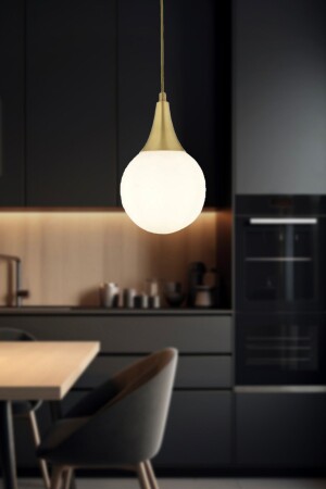 MNZ-Damla Single Antique Modern Pendant Lamp مطبخ غرفة المعيشة مصباح اللوحة - Apliqa