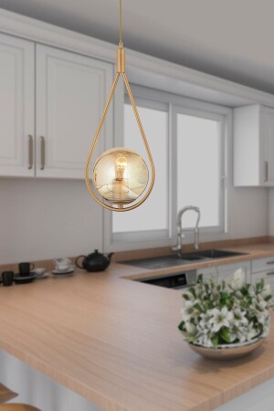 MNZ-Damla Single Honey Globe Glass قديم الشنابل TYC00500814024 - KCS AYDINLATMA