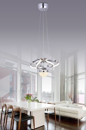 MNZ-Darius 3 Color Chrome الحديثة مصباح معلق واحد طاقة مديرة القرصنة مفهوم - Hira Aydinlatma