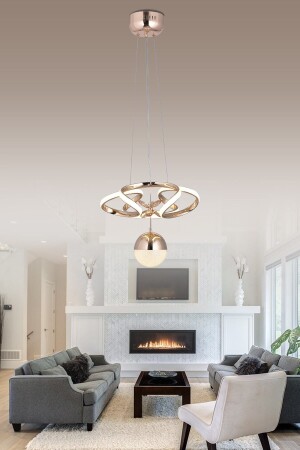 MNZ-Darius 3 لون الذهب الحديث واحد مصباح العجلة طاقة أدى الشنادل مفهوم - Hira Aydinlatma