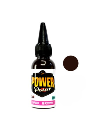 MNZ-Dark Brown لون الماكياج الدائم 25 مل - Power Point