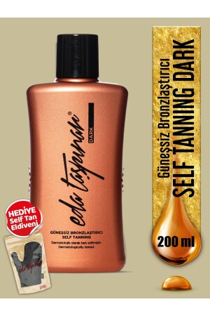 MNZ-Dark Sunless Bronzer Self Tanning PED020 - Eda Taşpınar