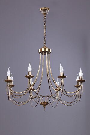 MNZ-Daylight 8 Arm Chandelier Antique BS. 3102-52-08 - Avize çarşısı