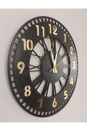 MNZ-Decorative Modern Mirrored Wall Clock و 2 Vase Table 5mm من المارمالاتينسات - aswood