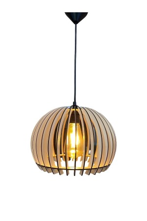 MNZ-Decorative Rustic Wooden Poppy Globe شمعة البيضاء AB1 - aladepo