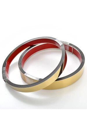 MNZ-Decorative Strip Gold Mirror Plexiglass Wall Decoration 5 Pack (2-5 × 100 سم) - Bubistudios