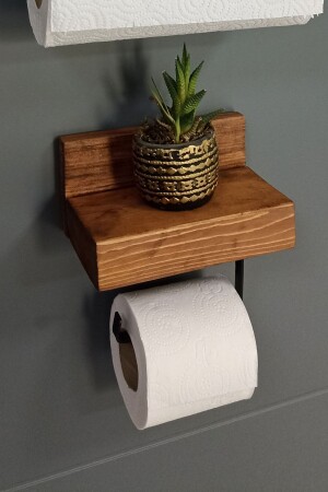 MNZ-Decorative Wooden WC Paper Holder المعدات المرحاض المتحركة المعدات المعدات المعدات المعدات المعدات المعدات المعدات المعدات المعد - NONYA