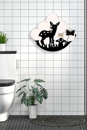 محفظة دورة المياه المعدنية ذات موضوع من طراز MNZ-Deer 202102000026 - decorelax