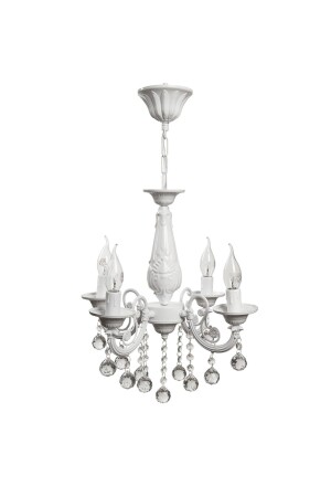 MNZ-Defne 4 قطع حجر معدني أبيض شمعة 535444 - Berk Avize