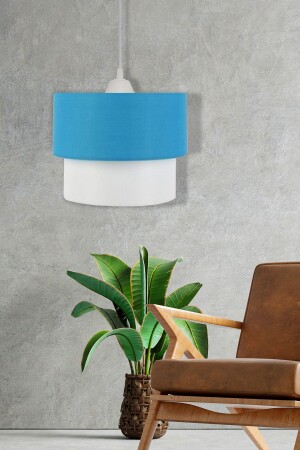 MNZ-Deko Pasta 25' زرقاء أبيض ضوء الوسادة شمعة EV-223 - EvLight