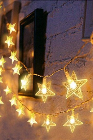 MNZ-Dekorative Lighting Star Led Strings 20 قطعة 3 متر بطارية تعمل بالضوء - Winnie Baby