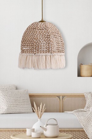 MNZ-Delacorde مصنع يدوي شمعير جوت Ecru Hnmd-42 SH326 - hmydesign