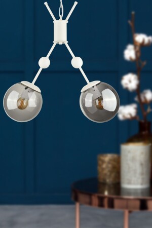 MNZ-Delf 2. li شمعة زجاجات مدخنة بيضاء BEG1151BEG02 - Begüsa