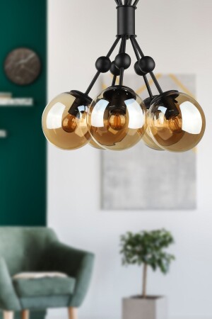 MNZ-Delf 5. li شمعة زجاج العسل الأسود BEG1151BEG05 - Begüsa