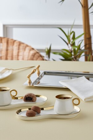 مجموعة كوب قهوة من MNZ-Delon لـ 2 أشخاص 100 مل 153 03. 06. 4892 - Karaca