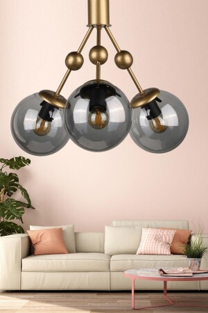 MNZ-delph 3 . مصباح مع زجاجات مدخنة قديمة BEG1151BEG03 - Begüsa