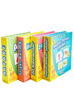 مجموعة من المفاتيح المرحة MNZ-Delux (بناء العلاقات ، المفاهيم المعاكسة ، الأبجدية ، الأرقام الألوان الأشكال) EİK-1437 - Diytoy