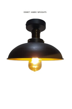 MNZ-Demet Habek S S S ريترو روستيك بلوفونير سقف شمعية ثباتا MYL002139 - MYLİGHT